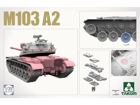 Takom M103A2 tanko modelis 1/35 – plastikinis surinkimo rinkinys