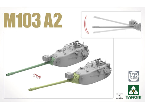 Takom M103A2 tanko modelis 1/35 – plastikinis surinkimo rinkinys
