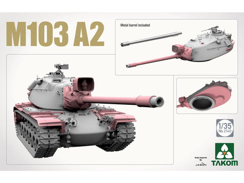 Takom M103A2 tanko modelis 1/35 – plastikinis surinkimo rinkinys
