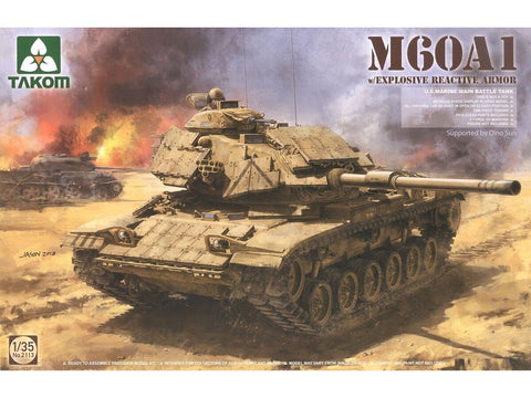 Takom M60A1 ERA tankas 1/35 plastikinis surenkamas rinkinys