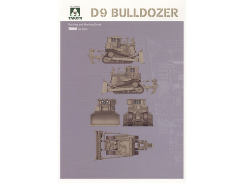 Takom Caterpillar D9 buldozeris 1/72 plastikinis modelis rinkimui