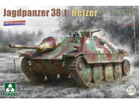 Takom Jagdpanzer 38(t) Hetzer ankstyvas 1/35 ribotas leidimas