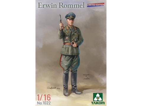 Takom Erwin Rommel 1/16 riboto leidimo plastikinė figūra