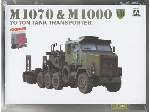 Takom M1070/M1000 70 t tankų transporteris 1/72 modelis (5021)