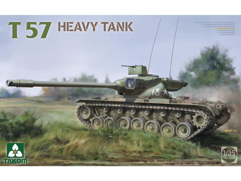 Takom T57 sunkusis tankas 1/35 surenkamas plastikinis modelis (2203)