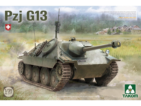 Takom Pzj G13 Jagdpanzer 38(t) Hetzer 1/35 plastikinis surinkimo rinkinys