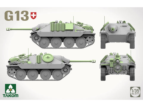 Takom Pzj G13 Jagdpanzer 38(t) Hetzer 1/35 plastikinis surinkimo rinkinys