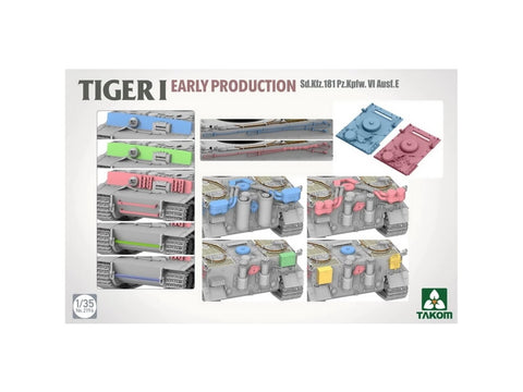 Takom Tiger I ankstyvos gamybos tanko modelis 1/35