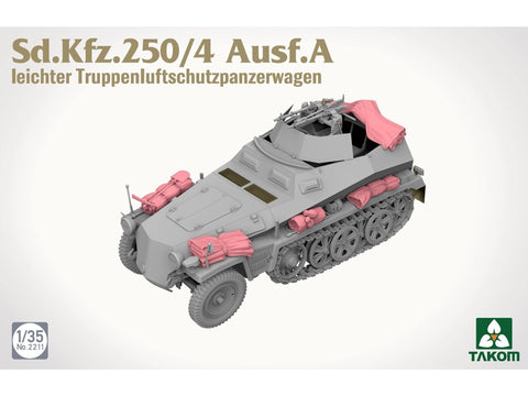 Takom Sd.Kfz.250/4 Ausf.A vokiečių šarvuočio plastikinis modelis