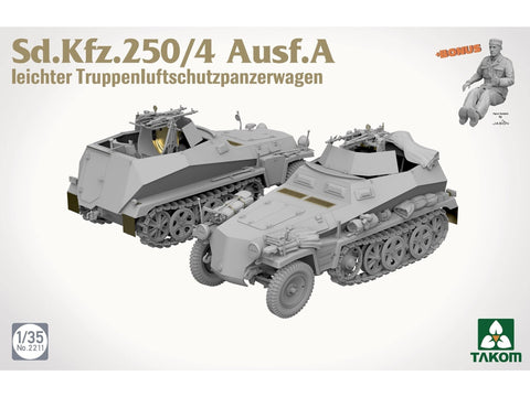 Takom Sd.Kfz.250/4 Ausf.A vokiečių šarvuočio plastikinis modelis