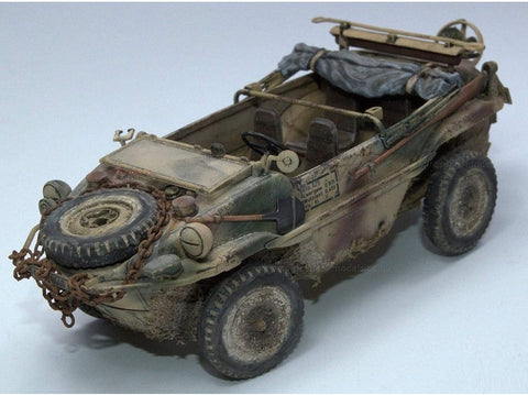 Vokiečių amfibija Schwimmwagen Type 166, 1/35 plastikinis rinkinys