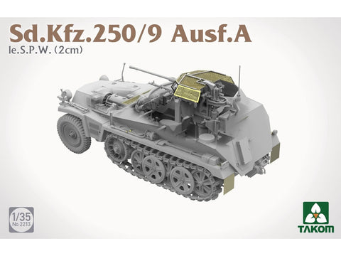 Takom lengvasis šarvuotis Sd.Kfz. 250/9 Ausf. A su 2 cm pabūklu 1/35 2213