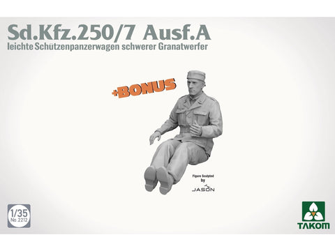 Takom Sd.Kfz. 250/7 Ausf. A plastikinis šarvuočio modelis