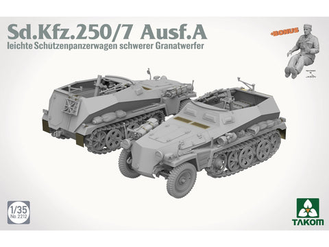 Takom Sd.Kfz. 250/7 Ausf. A plastikinis šarvuočio modelis
