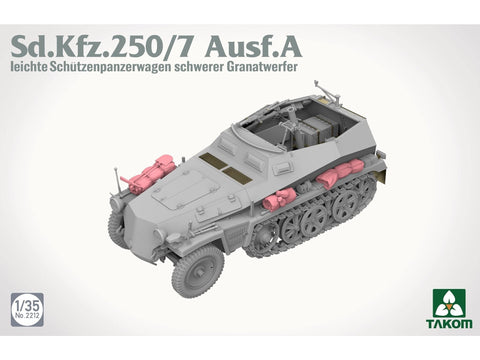 Takom Sd.Kfz. 250/7 Ausf. A plastikinis šarvuočio modelis