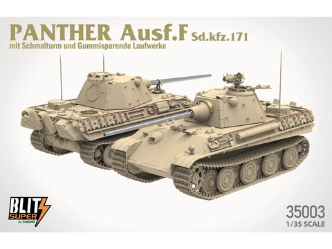 Surenkamas tanko modelis Panther Ausf. F Schmalturm Sd.Kfz. 171 Takom 35003