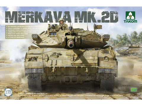 Takom Merkava 2D Izraelio tankas 1/35 plastikinis modelis