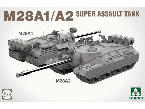 Takom M28A1/A2 Super Assault Tank 1/35 surenkamas modelis 14+