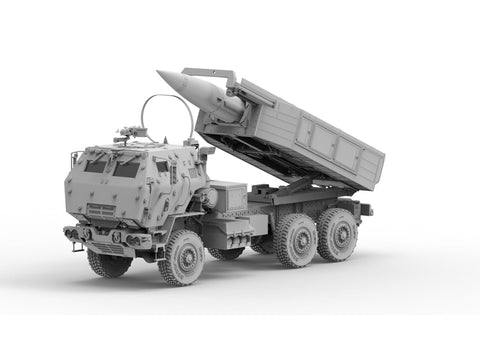 M142 HIMARS raketų artilerijos sistema – plastikinis modelis 1:35
