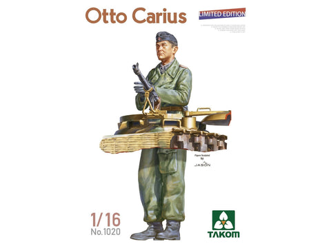 Takom Tiger I, vidurinės gamybos su zimmerit, Otto Carius, 1/35