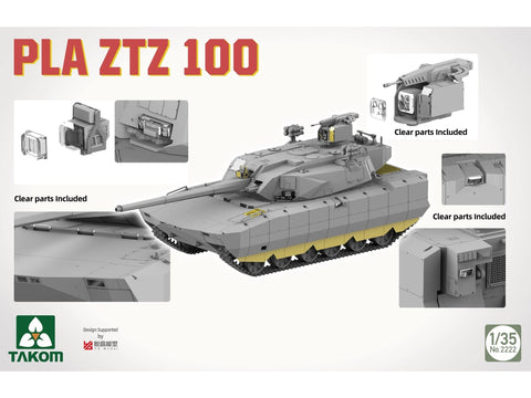 Takom PLA ZTZ-100 tanko modelis 1:35 plastikinis rinkinys