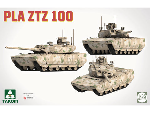 Takom PLA ZTZ-100 tanko modelis 1:35 plastikinis rinkinys