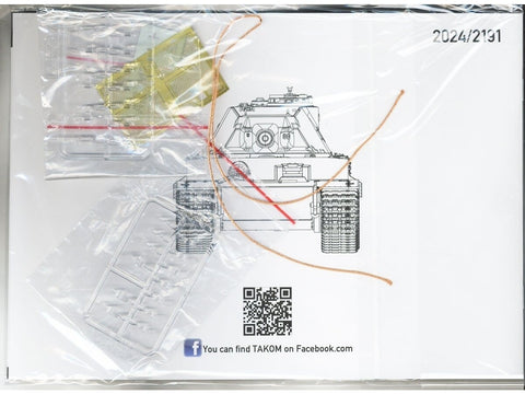 Takom VK45.02(H) tanko Blueprint w1461 1/35 plastikinis rinkinys