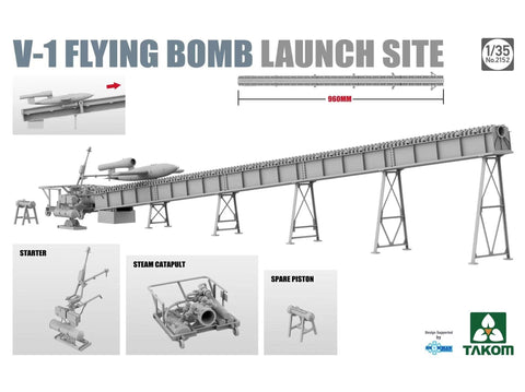 Takom V-1 paleidimo aikštelė (Fi 103) 1/35 plastikinis rinkinys