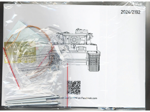 Takom Tiger I vokiečių tankas 3-in-1 plastikinis modelis 1/35