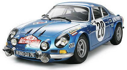 Tamiya Alpine Renault A110 Monte Carlo 1971 1/24 plastikinis rinkinys