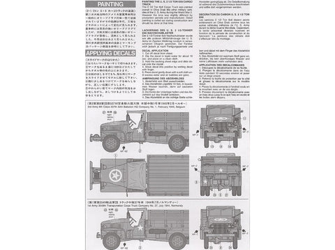 Tamiya 1/35 JAV 2,5 t 6x6 krovininis sunkvežimis (35218)