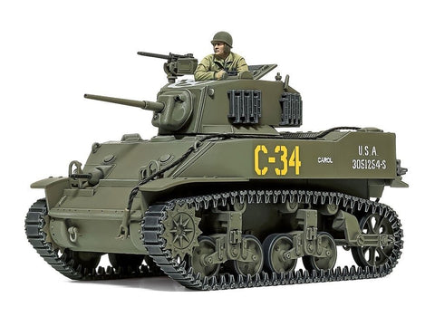 Tamiya JAV lengvasis tankas M5A1 Stuart 1/48 plastikinis modelis