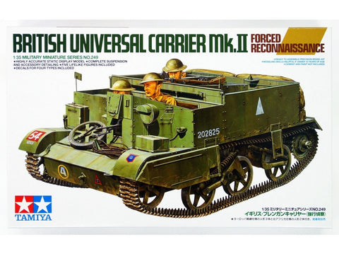 Tamiya 1/35 Britų Universal Carrier Mk.II žvalgybos šarvuotis
