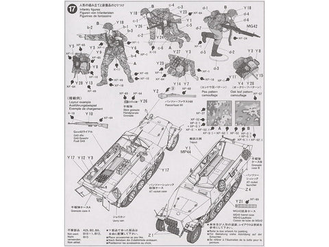 Tamiya Sd.Kfz.251/1 Ausf.D 1/35 vokiečių šarvuotis plastikinis rinkinys (35195)