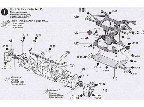 Tamiya Calsonic Nissan Skyline GT‑R JGTC 1996 1/24 surinkimo rinkinys