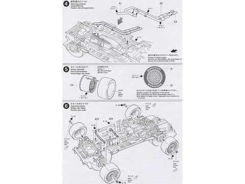 Tamiya Calsonic Nissan Skyline GT‑R JGTC 1996 1/24 surinkimo rinkinys