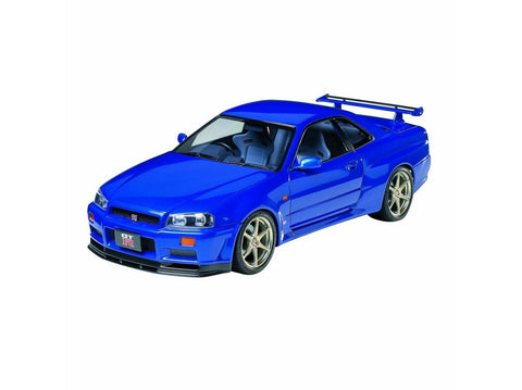 Tamiya Nissan Skyline GT‑R V‑Spec R34 1/24 surenkamas plastikinis rinkinys