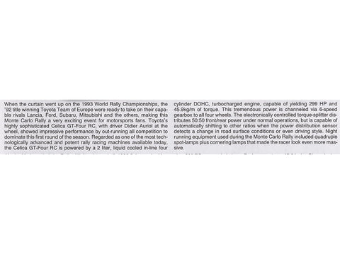 Tamiya Toyota Celica GT-Four Castrol 1/24 plastikinis modelis 24125