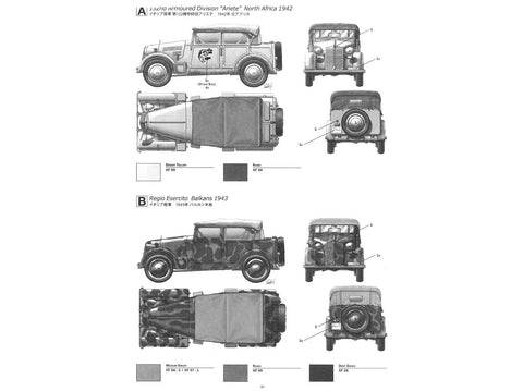 Tamiya 508CM Coloniale štabo automobilis 1/35 plastikinis rinkinys