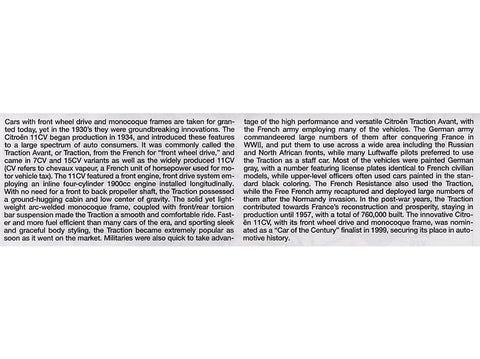 Tamiya Citroen Traction 11CV 1/48 – plastikinis surenkamas modelis