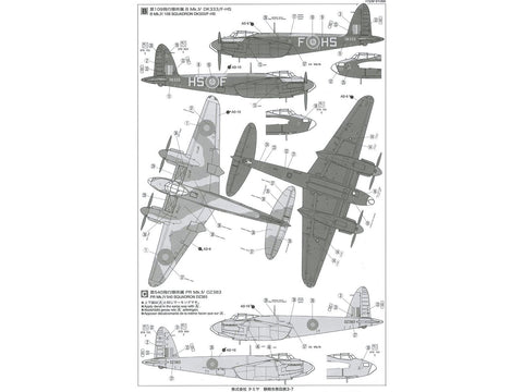 Tamiya De Havilland Mosquito B/PR Mk.IV lėktuvas 1/48