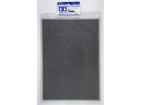 Tamiya dioramos lakštas – pilkas plytų mūras A (87169)