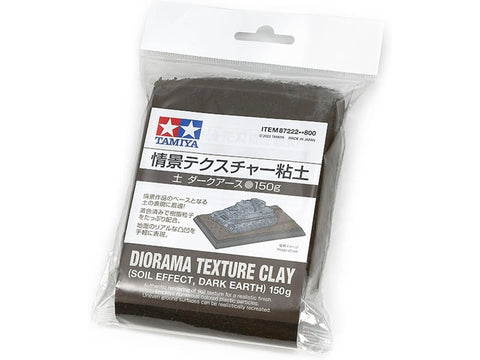 Tamiya dioramų tekstūrinis molis, tamsios žemės efektas, 150 g, 87222