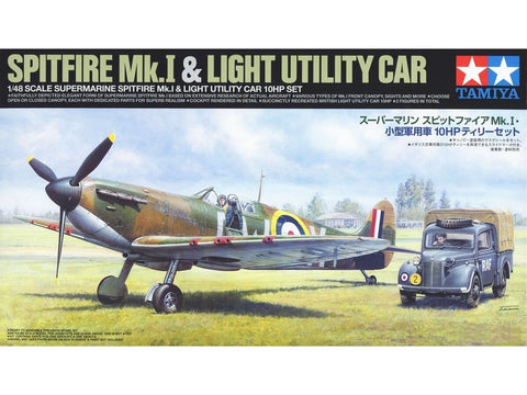 Tamiya 1/48 Supermarine Spitfire Mk.I + 10HP Tilly rinkinys 25211