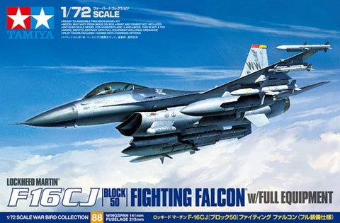 F-16CJ Fighting Falcon naikintuvo plastikinis modelis 1/72