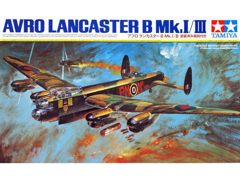 Tamiya Avro Lancaster B Mk.I/III 1/48 plastikinis lėktuvo modelis (61112)