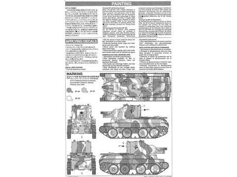Tamiya BT-42 Suomijos šturmo pabūklas 1/35 – plastikinis modelis