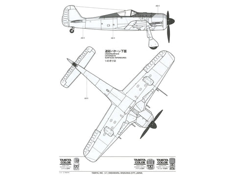 Tamiya Focke-Wulf Fw 190 A-3 1/48 naikintuvo plastikinis modelis