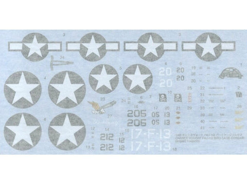 Tamiya F4U-1/2 Corsair Bird Cage 1/48 lėktuvo modelis