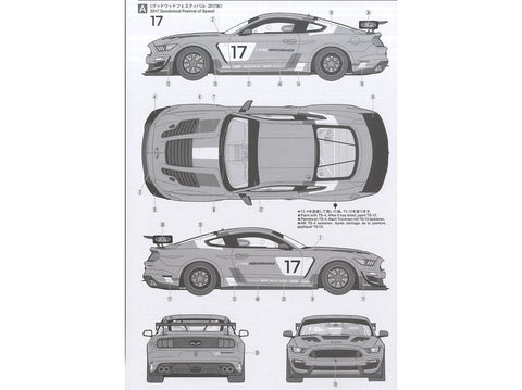 Tamiya Ford Mustang GT4 1/24 plastikinis surenkamas modelis